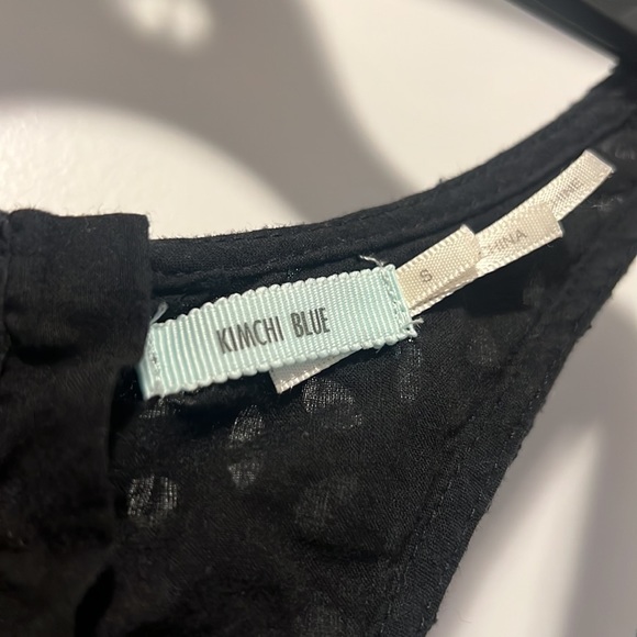 Urban Outfitters - black racer back w/ side zip flowy tank top - Picture 3 of 7